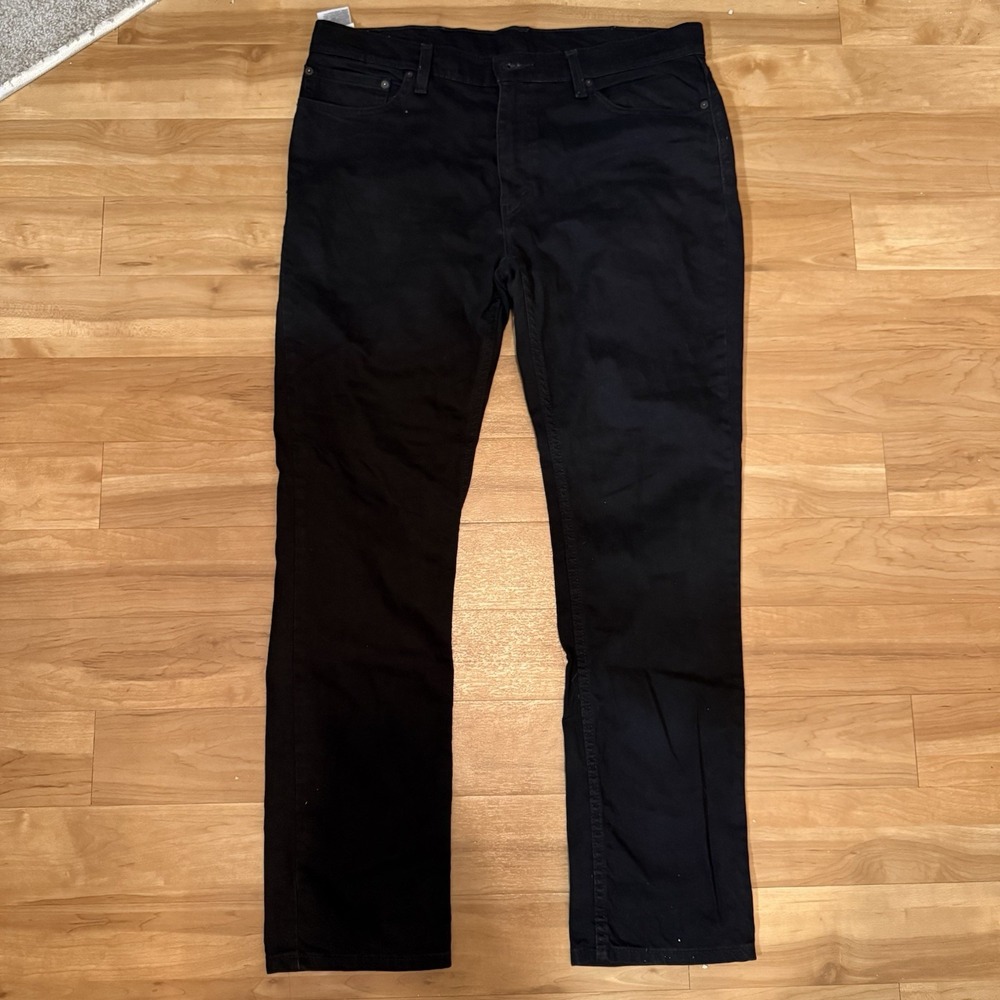 Men's LEVI'S 511 Slim Jeans Black Denim W38 x L32 - Minor Flaw